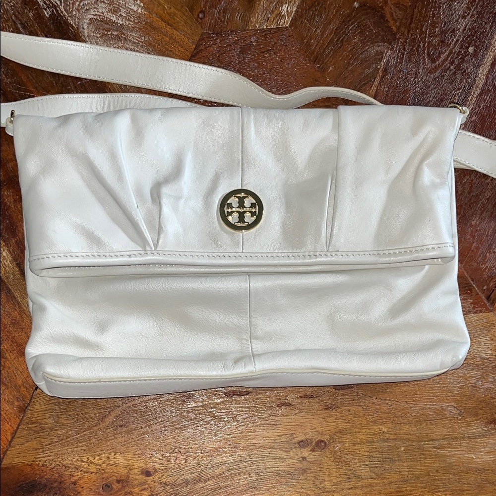 Tory Burch Cream Crossbody Bag